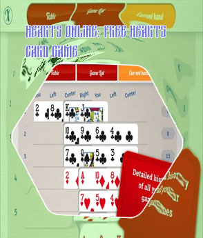 Solitaire hearts card game